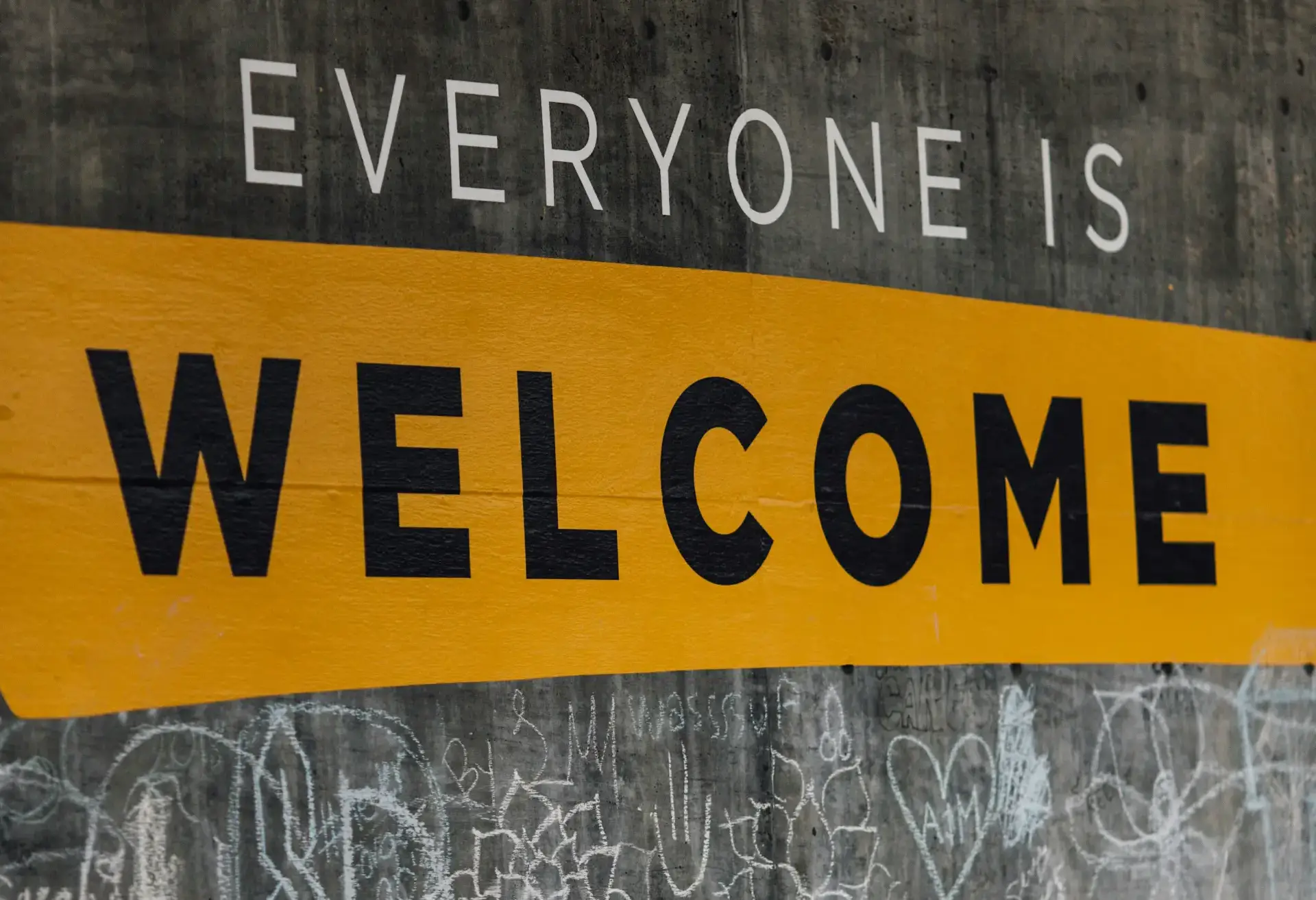 Welcome sign representing settling in New Zealand